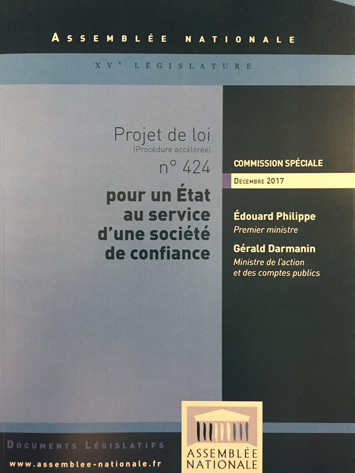 Assemblée Nationale : Fabrice Brun nommé dans la commission spéciale chargée d’examiner le projet de loi pour un Etat au service d’une société de confiance