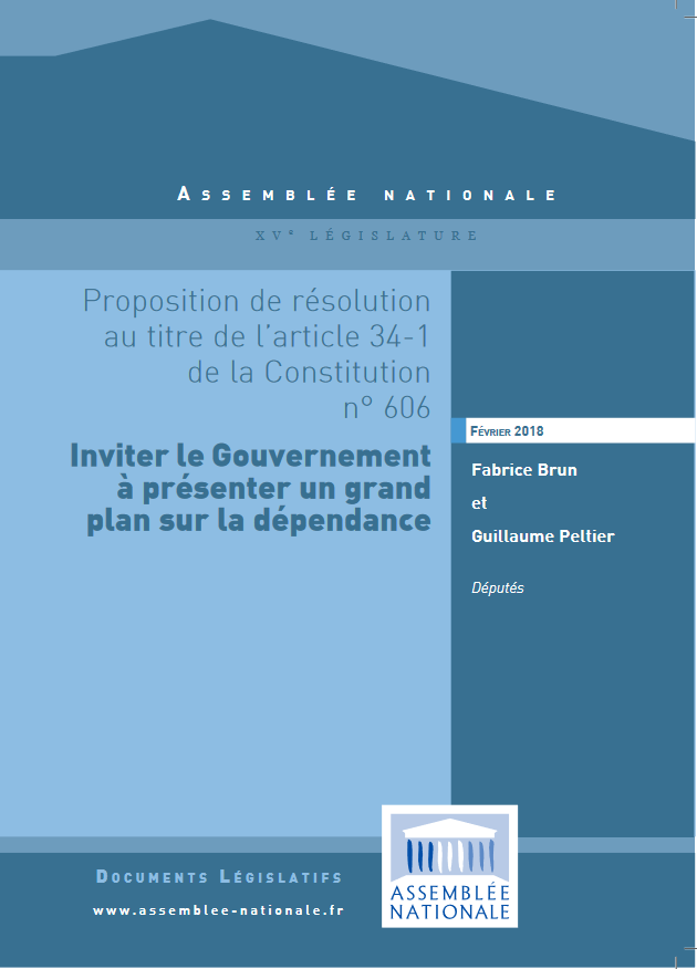 Fabrice Brun dépose une résolution parlementaire pour un grand plan dépendance