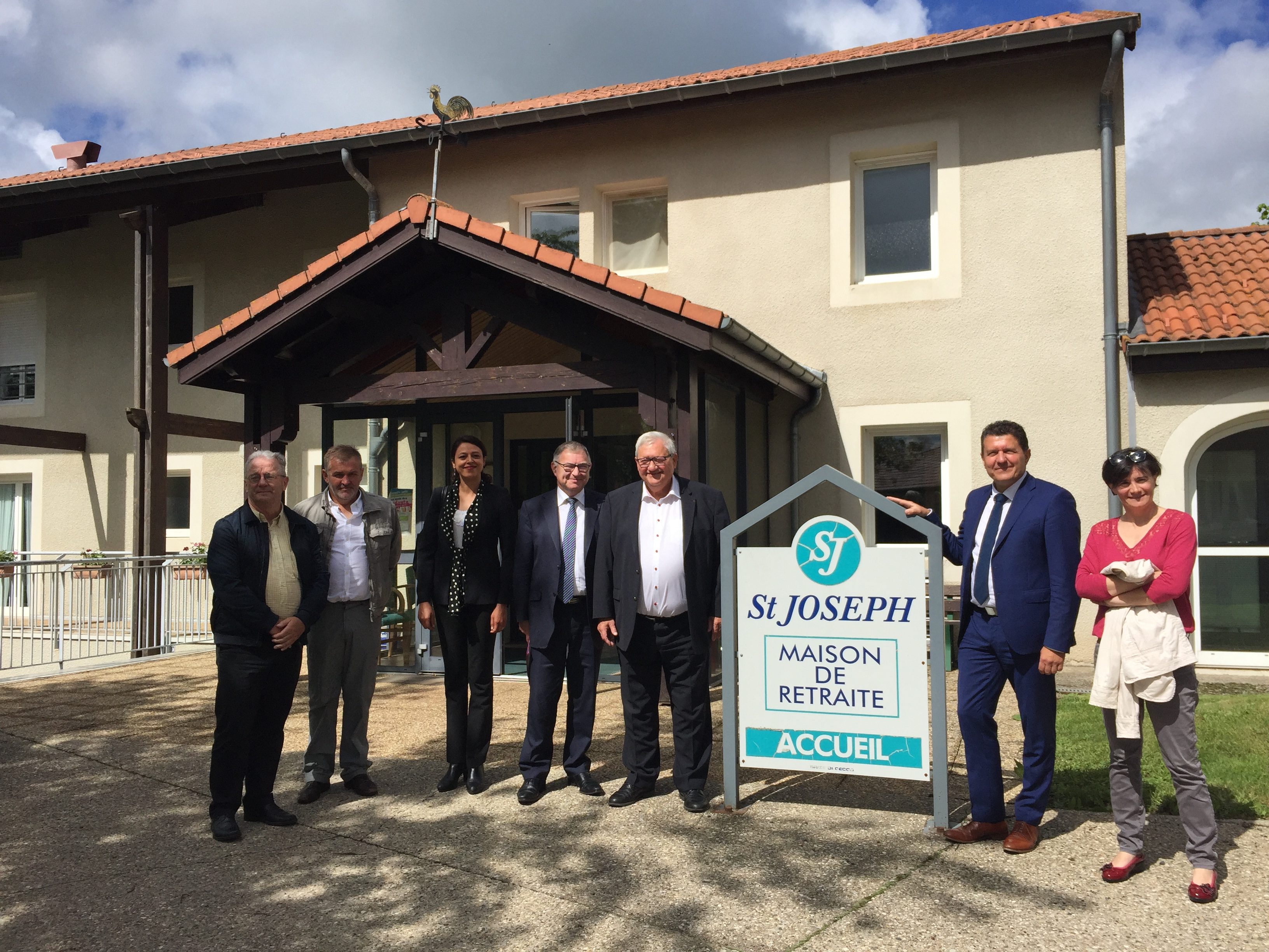 Visite à Coucouron et Meyras du directeur général de l’ARS Auvergne-Rhône-Alpes, Jean-Yves Grall.