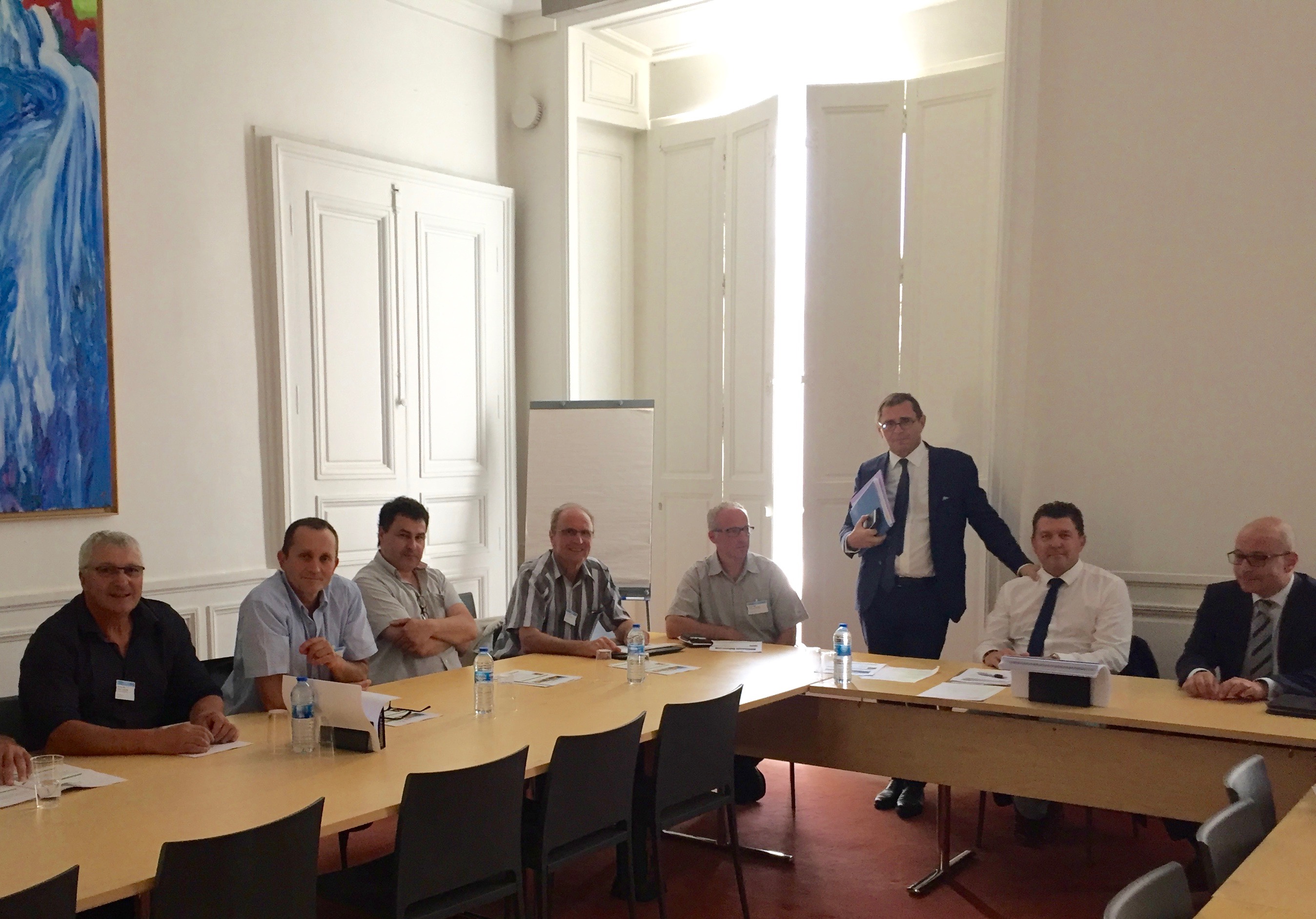 Première réunion de l’Amicale parlementaire de la Châtaigneraie à l’Assemblée Nationale.