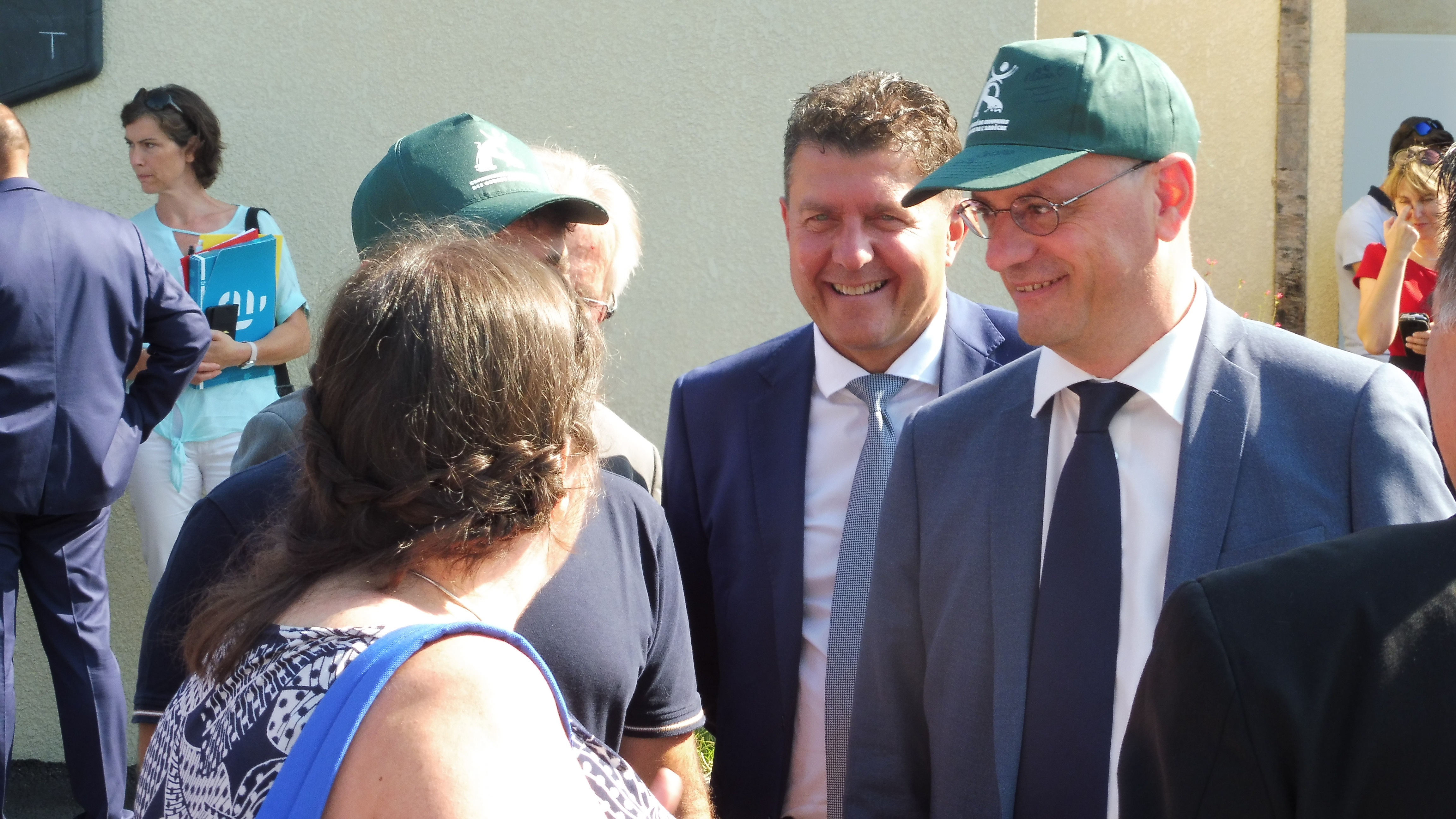 Visite en Ardèche de Jean-Michel Blanquer, ministre de l’éducation nationale et d’Olivier Dussopt, secrétaire d’Etat auprès du ministre de l’Action et des Comptes publics