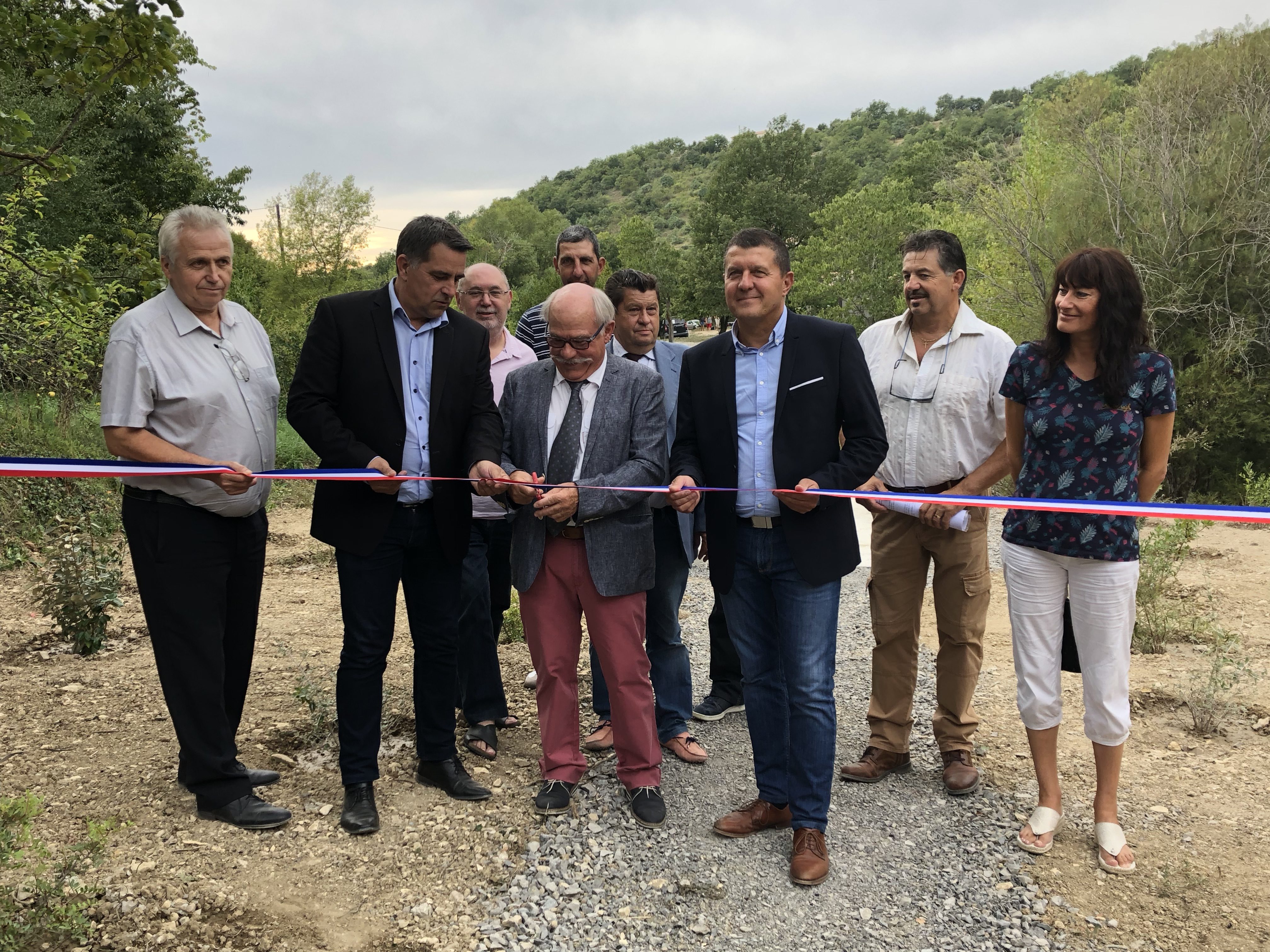 Inauguration de l’assainissement collectif du Vieux Village de Rochecolombe