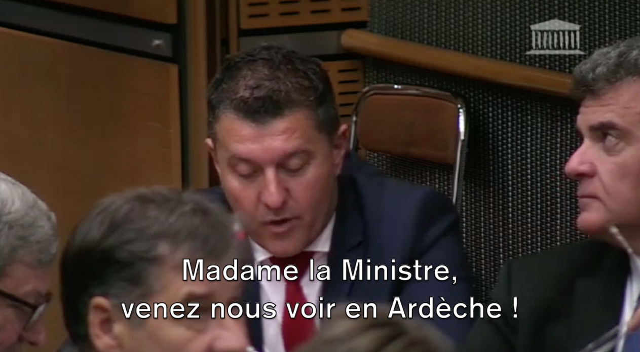 « Madame la Ministre, nous n’avons pas de train, mais nous avons des idées ! »