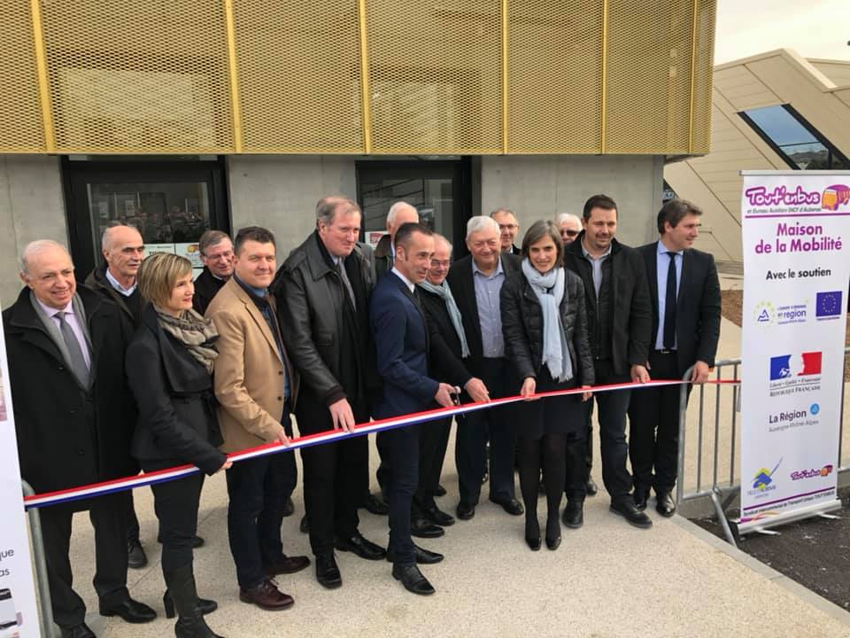 Inauguration de la Maison de la Mobilité à Aubenas