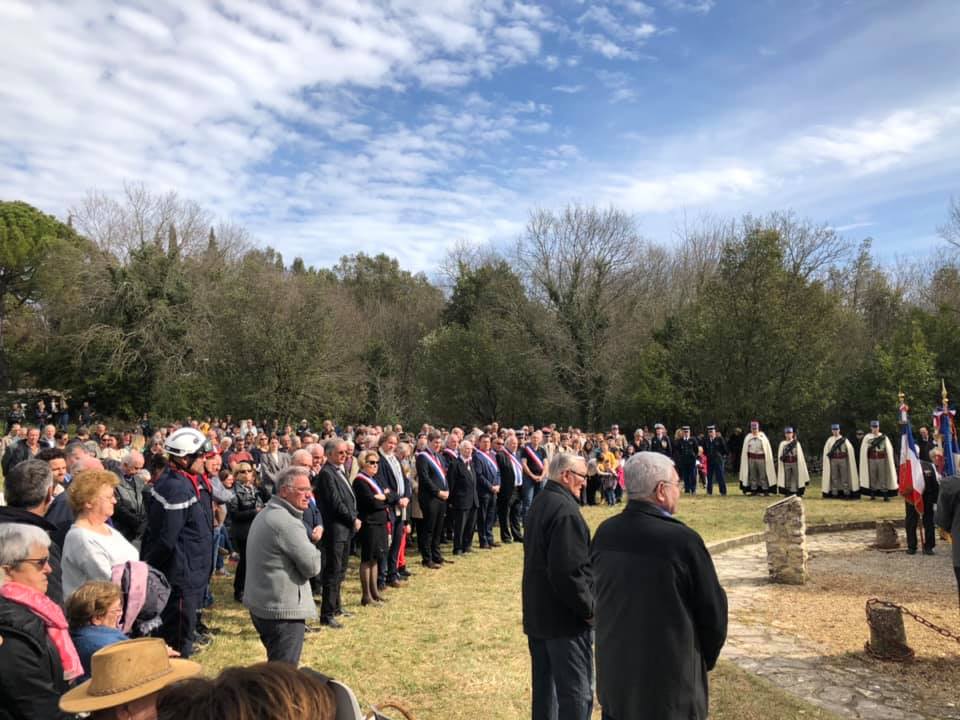 75ème anniversaire de la tuerie du Hameau des Crottes à Labastide de Virac