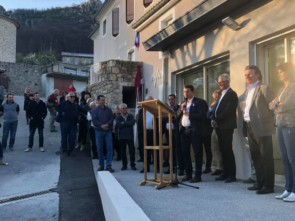 A Juvinas, au coeur de la vallée de la Besorgues, pour inaugurer le nouvel espace d’expositions et d’animations