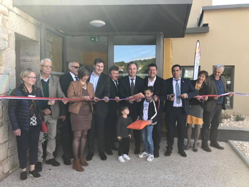 A Rosières, pour l’inauguration de la nouvelle crèche intercommunale