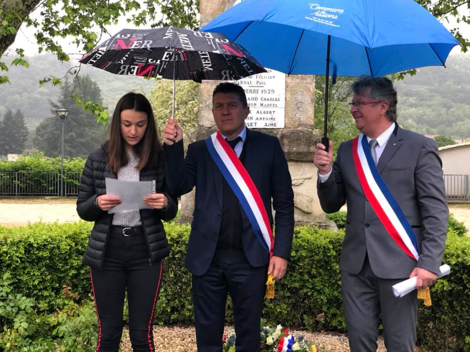 A Ucel, mon village de coeur, pour les commémorations du 8 mai.