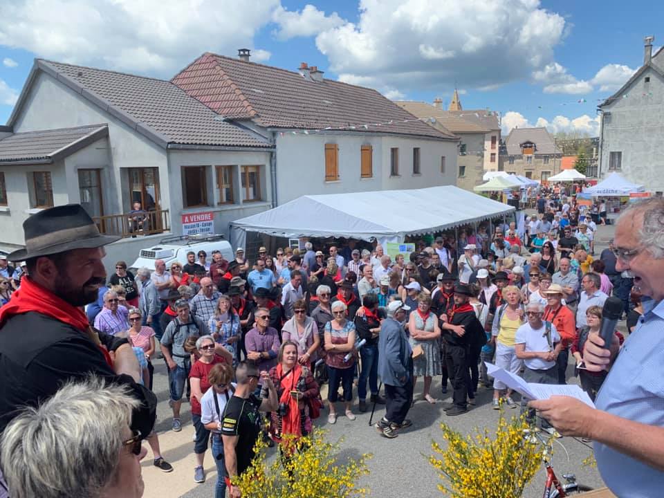 Au Béage, sur la Montagne ardéchoise, pour la fête du Fin Gras du Mézenc.