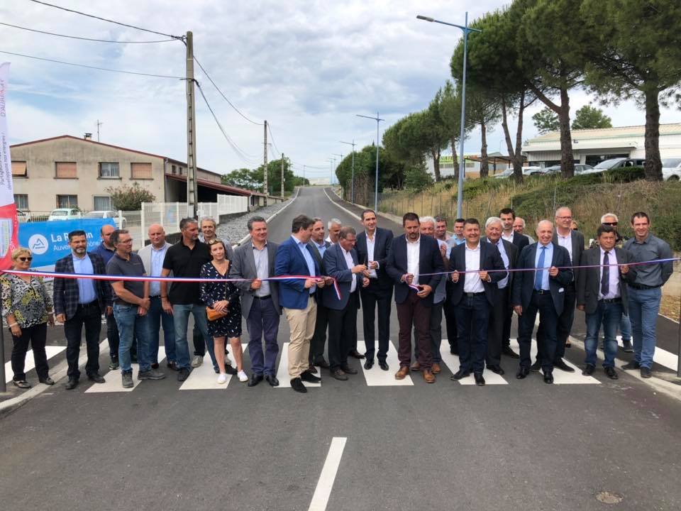 Double inauguration à Lavilledieu de la zone d’activités et du nouvel Espace de cérémonie