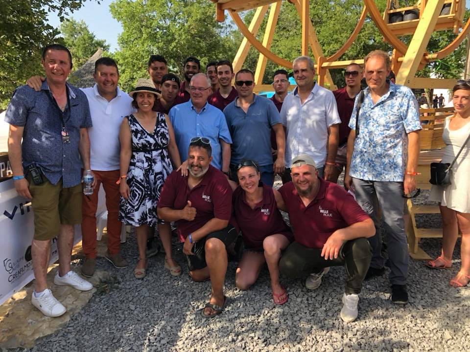 Inauguration de la Belle Roue en ouverture de l’Ardèche Aluna Festival