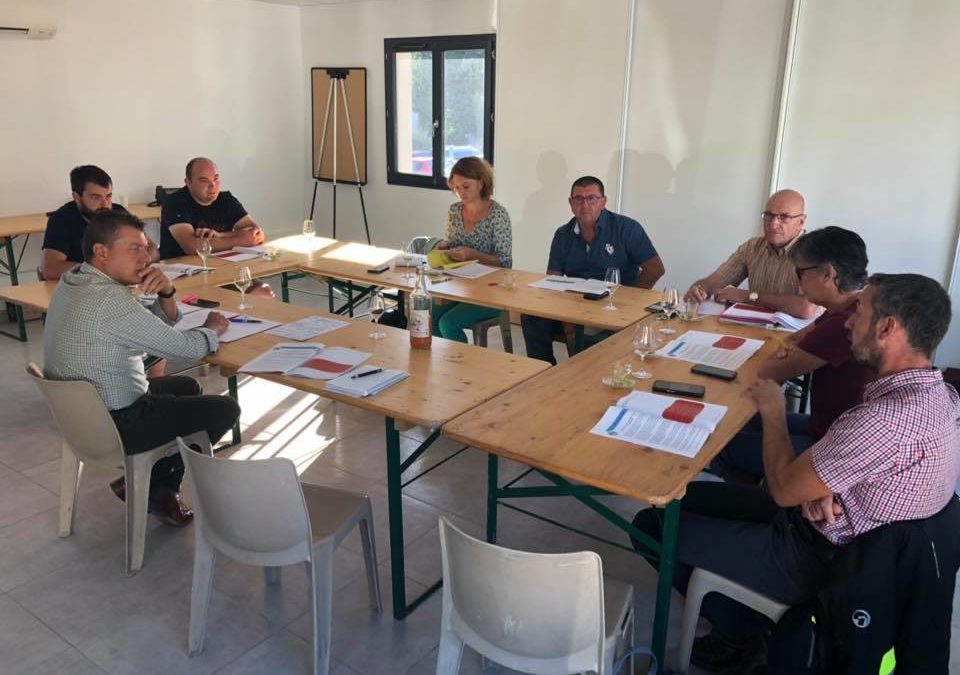 Réunion de travail avec la Chambre d’agriculture de l’Ardèche, la FDSEA et les JA 07