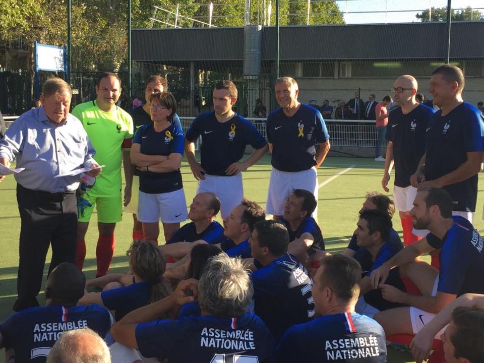 Match de solidarité contre le Variétés Club de France à Paris