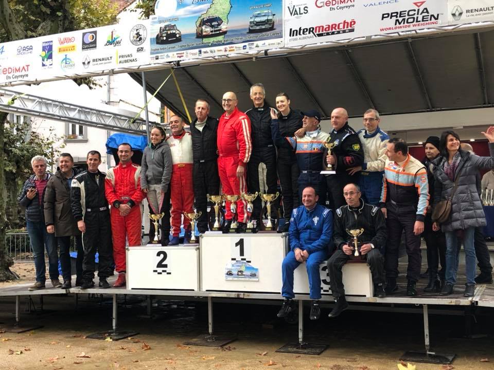 Arrivée finale du rallye de l’Ardèche à Vals-les-Bains