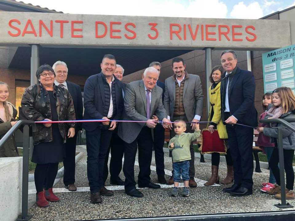 Double inauguration à Ruoms de la mairie et de la maison de santé