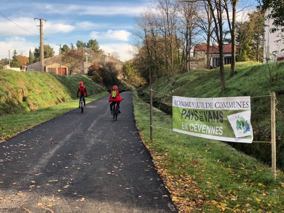 Inauguration du tronçon de voie douce entre Saint-Paul-le-Jeune et Beaulieu