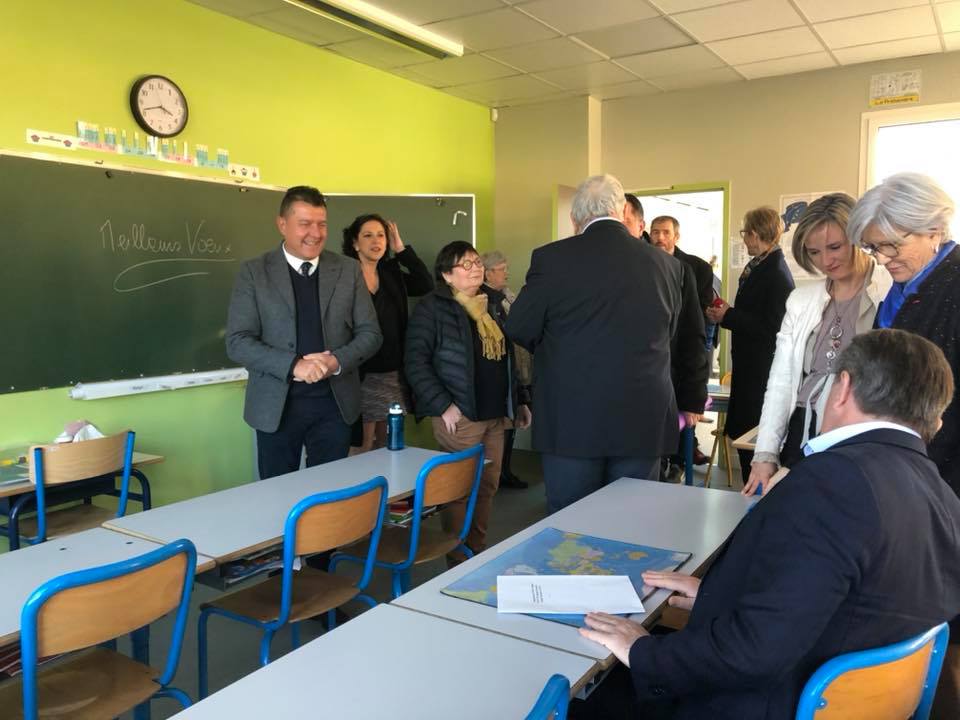 Inauguration de la rénovation du regroupement pédagogique VOLAMAU