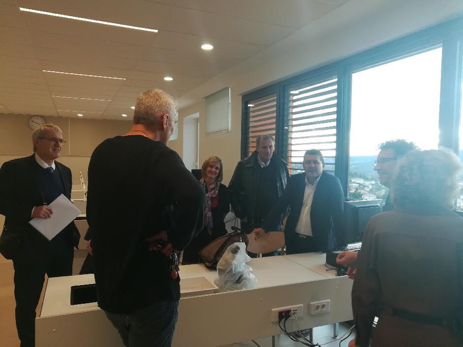 Visite des travaux en cours au lycée Marcel Gimond d’Aubenas