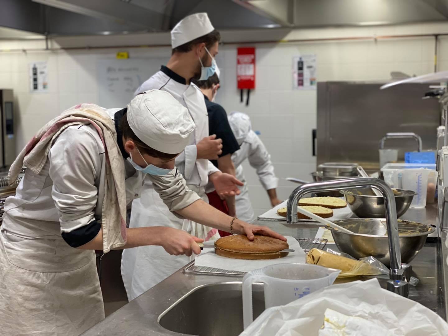 Inauguration de la salle de sport et de la cuisine pédagogique du CFA André Fargier à Lanas.