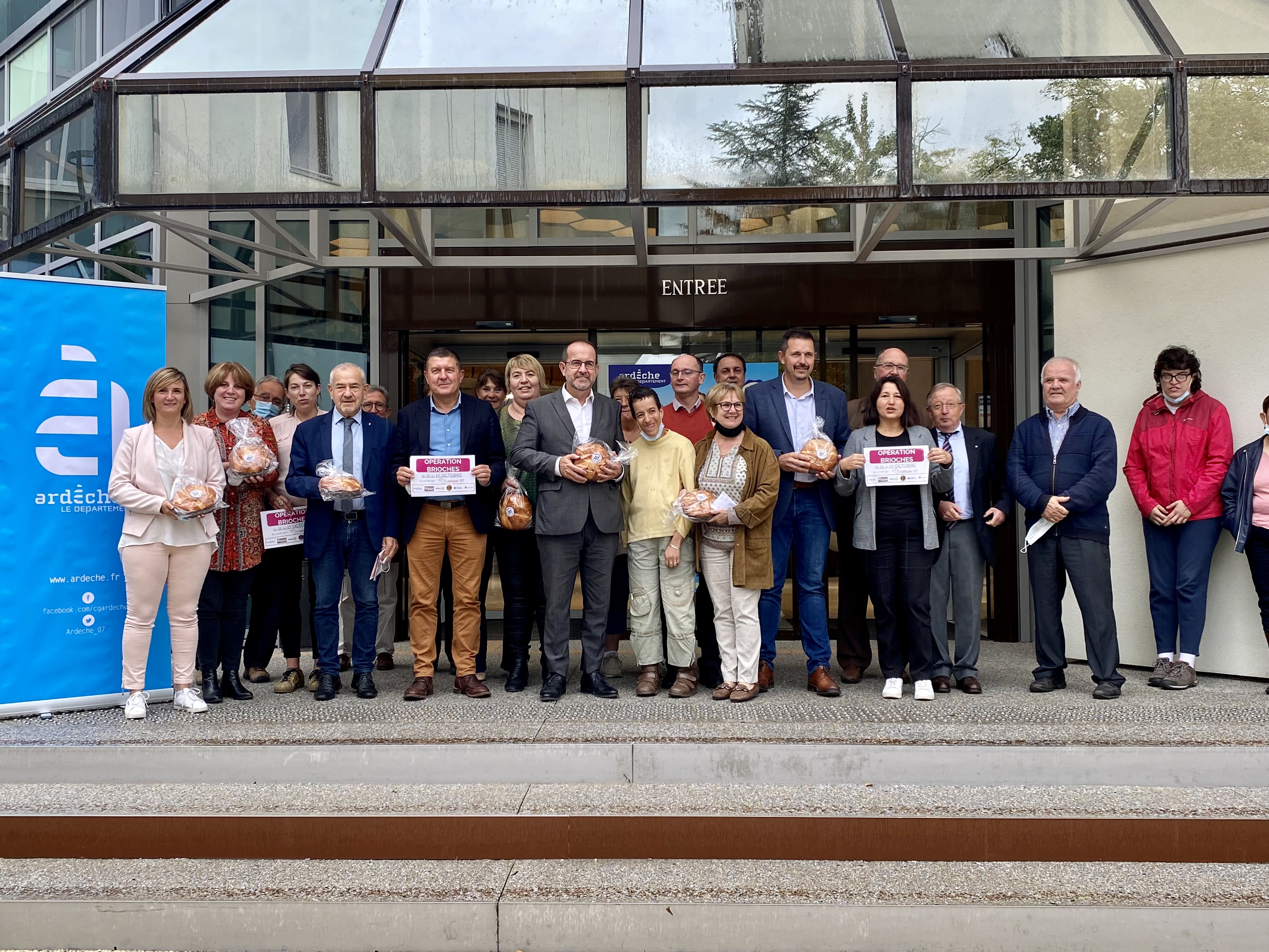 Lancement de l’opération brioches de l’ADAPEI à Privas.