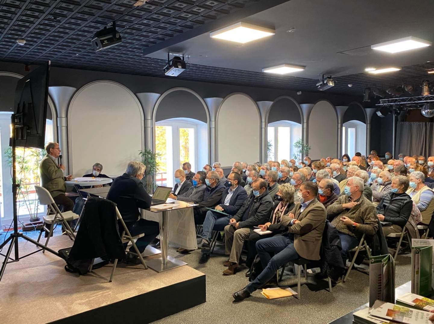 À Vals-les-Bains, pour l’Assemblée générale de Fransylva 07.