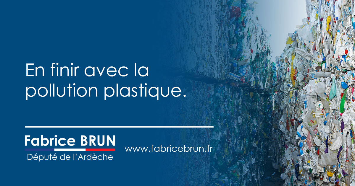 En finir avec la pollution plastique.