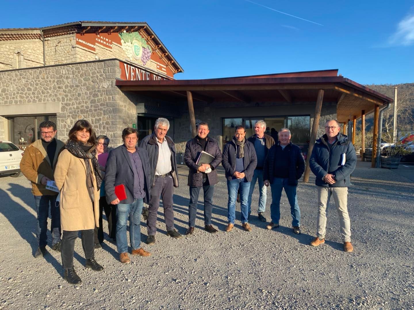 Réunions de travail sur le territoire de Berg et Coiron.