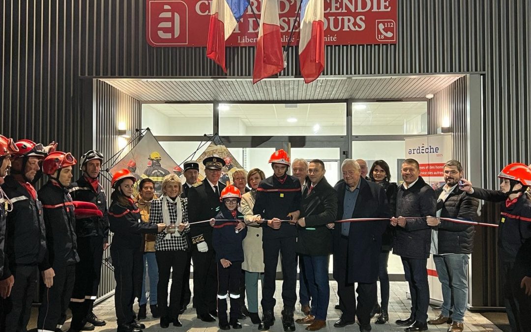 Inauguration du nouveau centre de secours de St Cirgues en Montagne.
