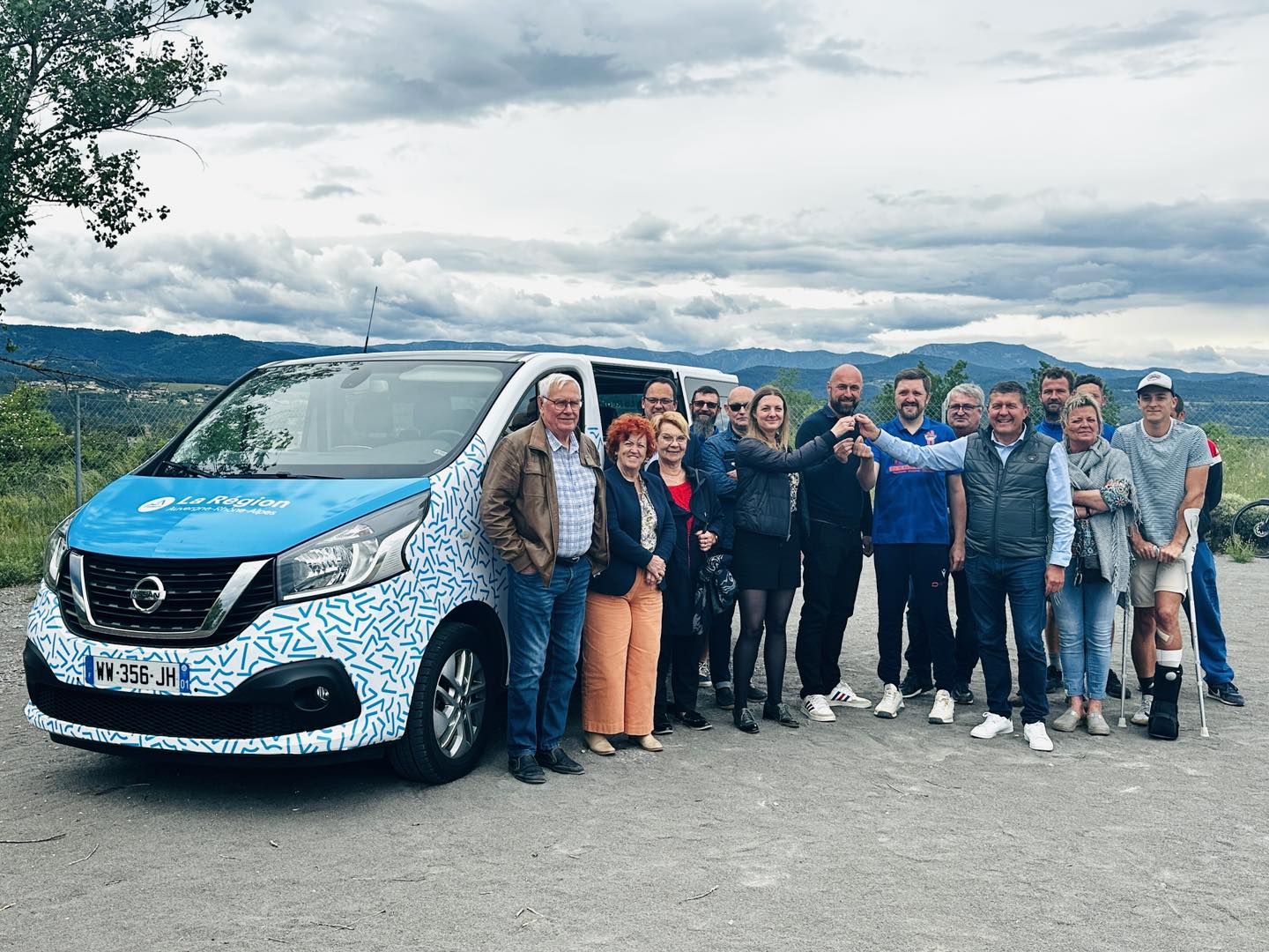 Retour sur la remise des clés du minibus de l’Athletic Foot Ceven