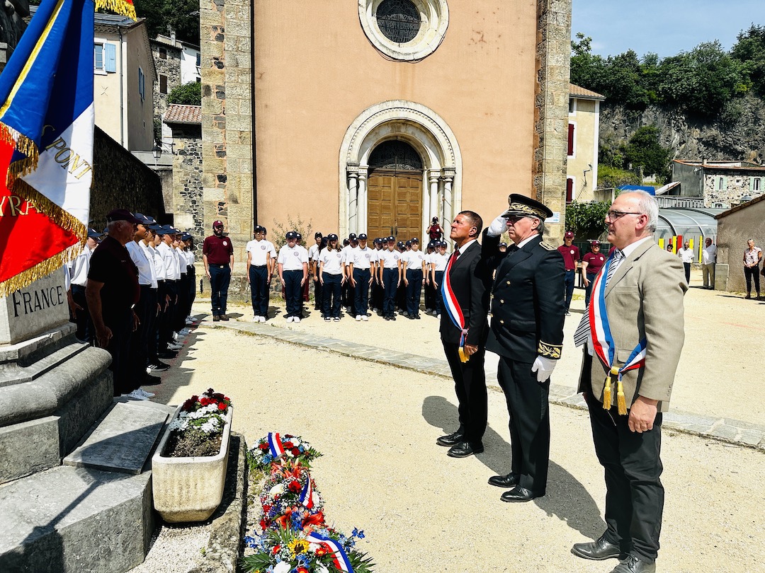 À Vals-les-Bains et Pont-de-Labeaume pour le 83 anniversaire de l’appel du 18 juin