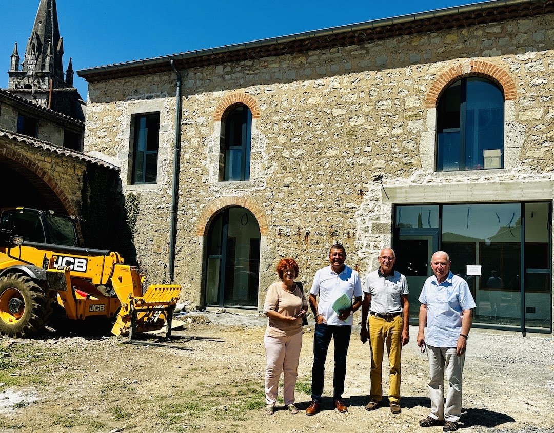 À Berrias-et-Casteljau pour évoquer les dossiers communaux