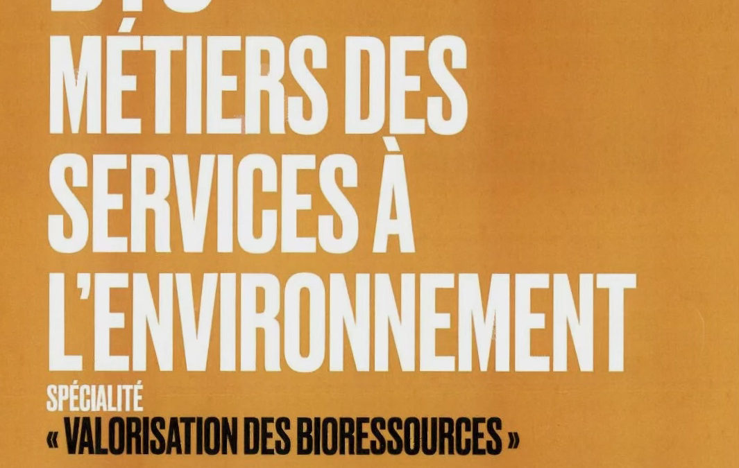 Projet de BTS  » Métiers des Services à l’Environnement »