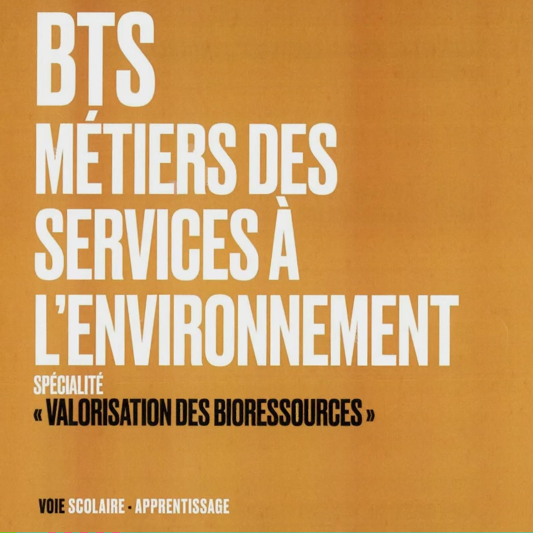 Projet de BTS  » Métiers des Services à l’Environnement »