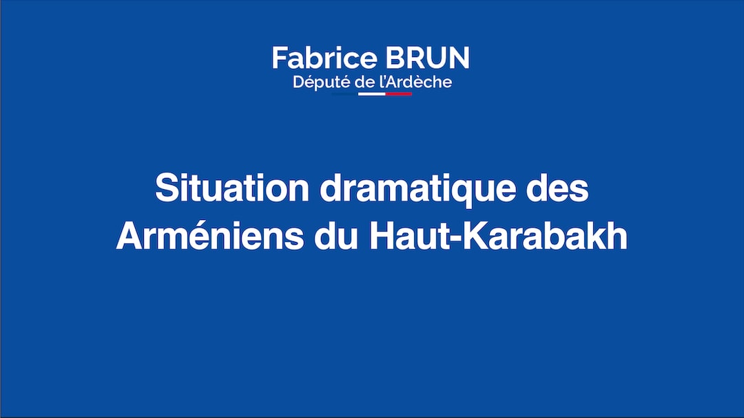 Situation dramatique des Arméniens du Haut-Karabakh