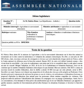 Abandons et maltraitance des animaux domestiques