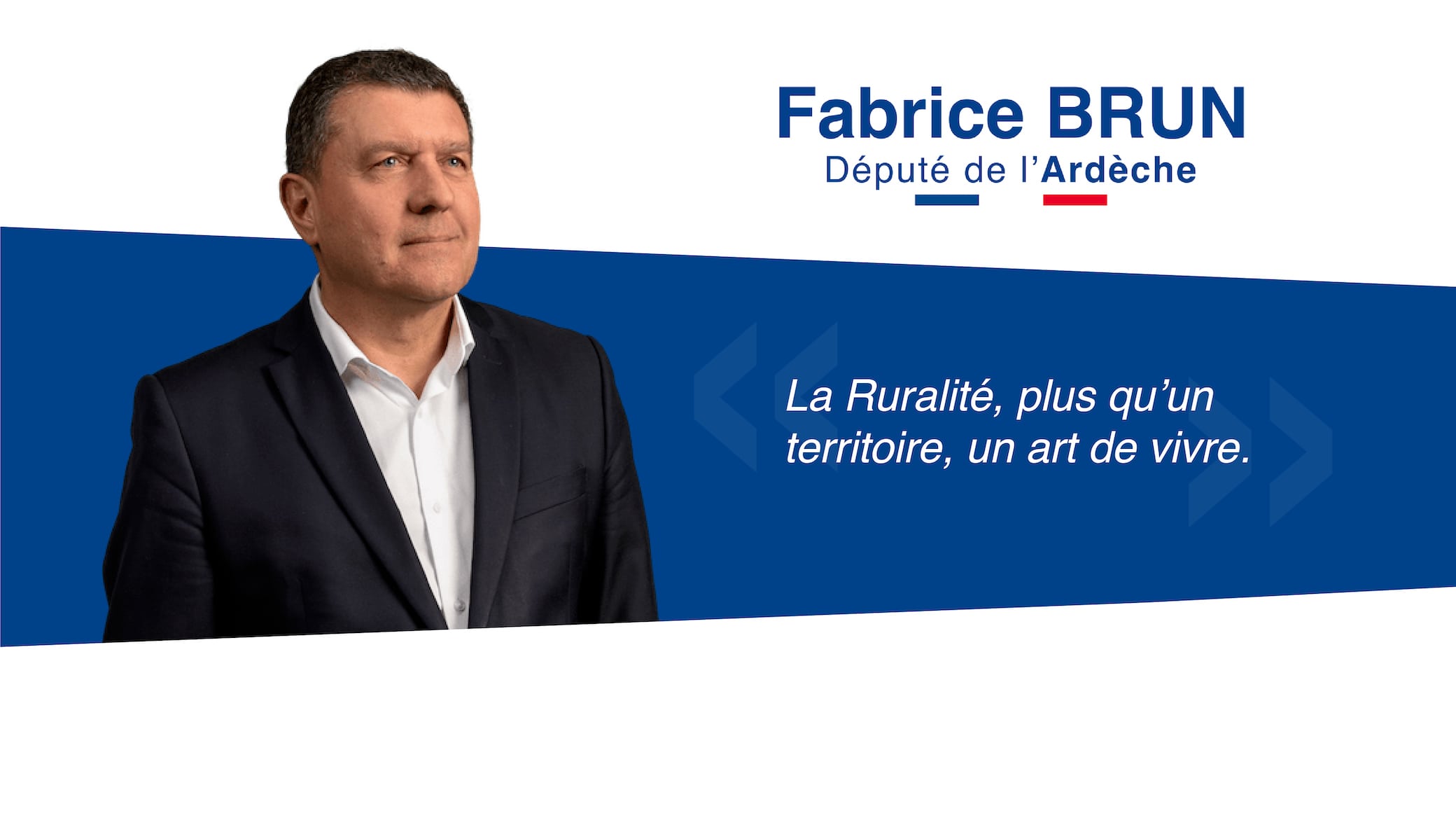 Fabrice Brun, député de l'Ardèche