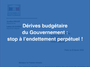Dérives budgétaires du Gouvernement