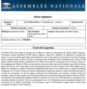 Sauver nos églises rurales