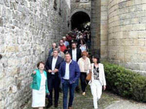 Inauguration travaux aménagement village Chassiers