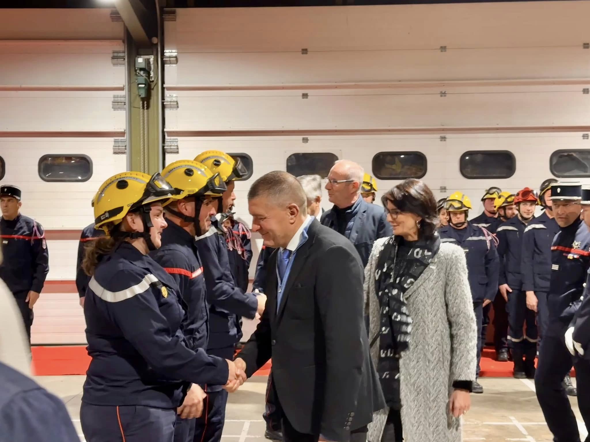 Bonne Sainte-Barbe à tous les pompiers d’Ardèche et de France comme ici, au centre d’incendie et de secours d’Aubenas