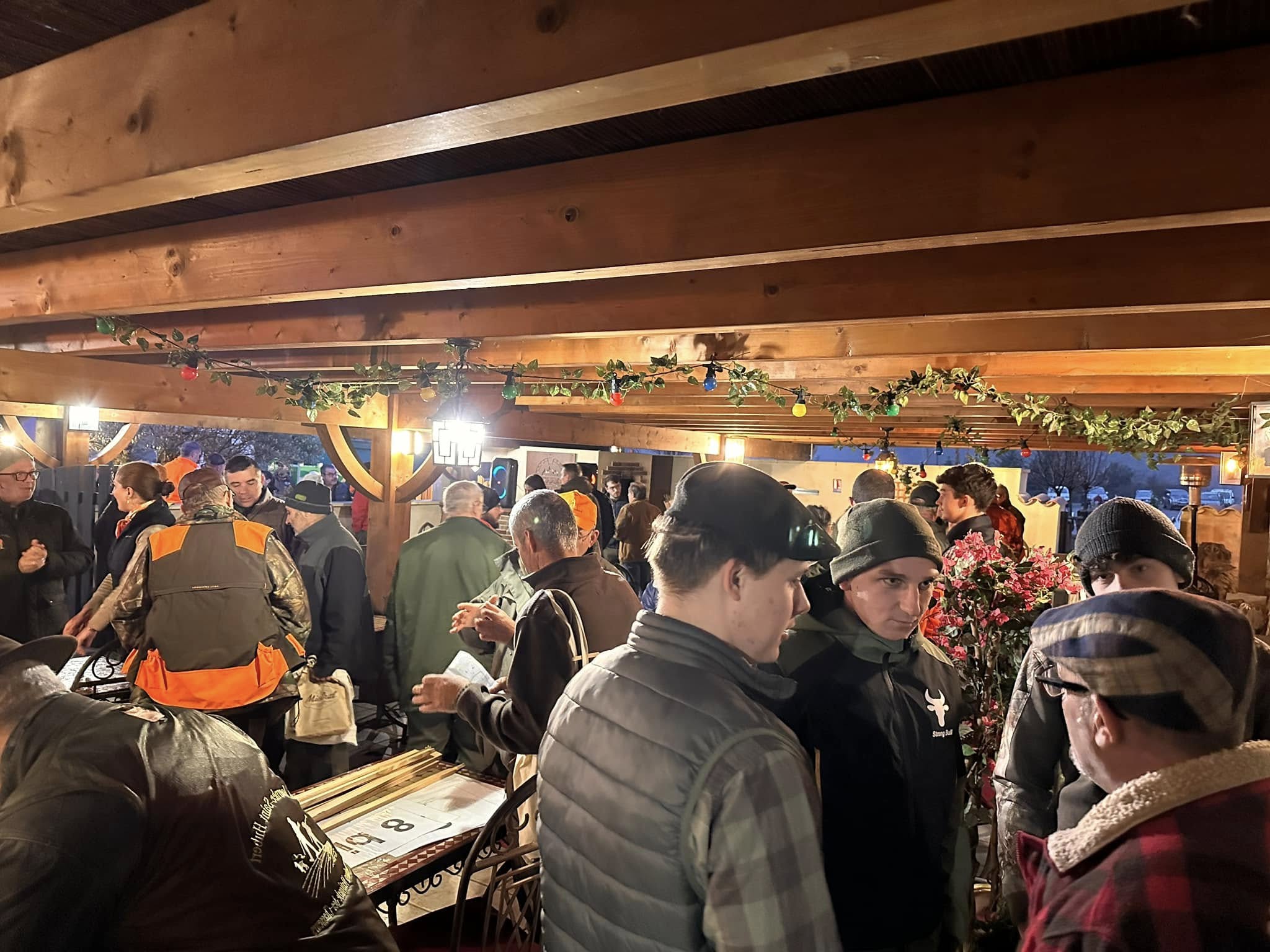 A Saint-Germain de bon matin pour accueillir les participants à la finale de la Saint-Hubert