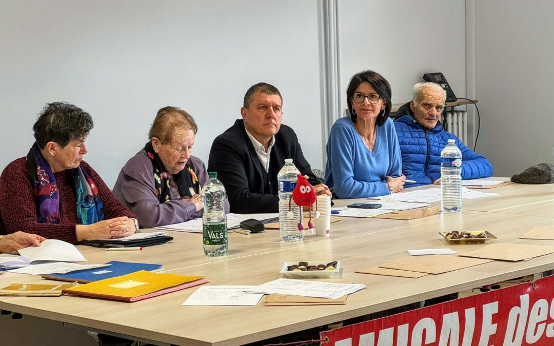 AG des donneurs de sang bénévoles à Vals-Les-Bains.