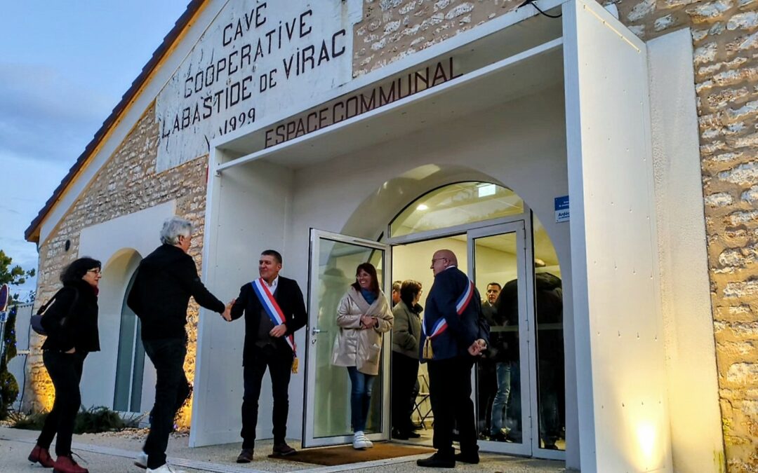 Inauguration de l’espace « La cave » à Labastide de Virac.