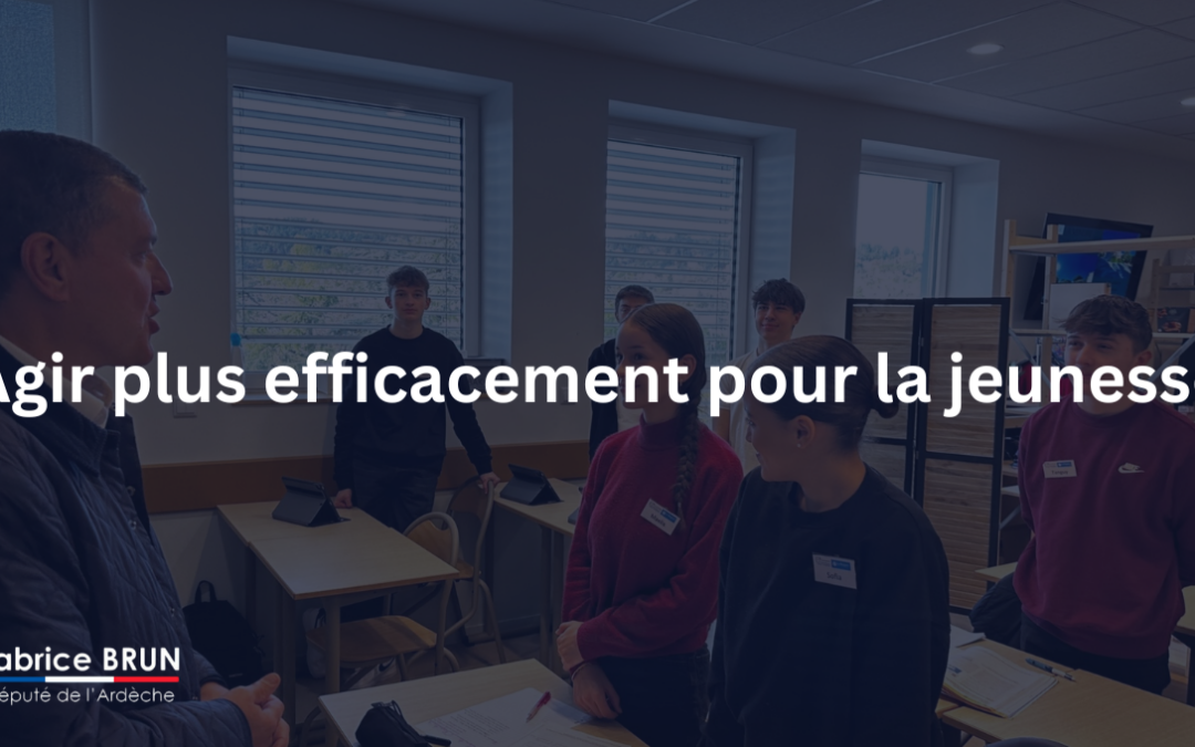 Agir plus efficacement pour la jeunesse
