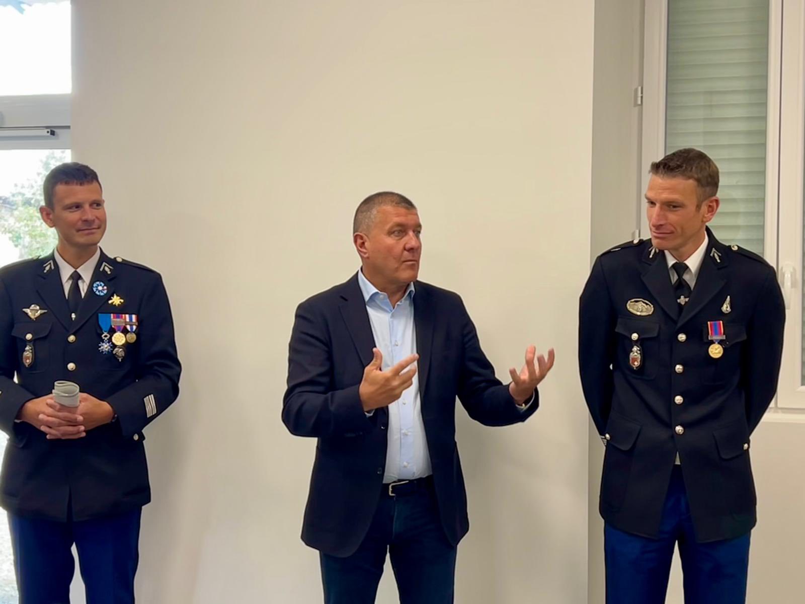 Inspection de la compagnie de gendarmerie départementale de Largentière