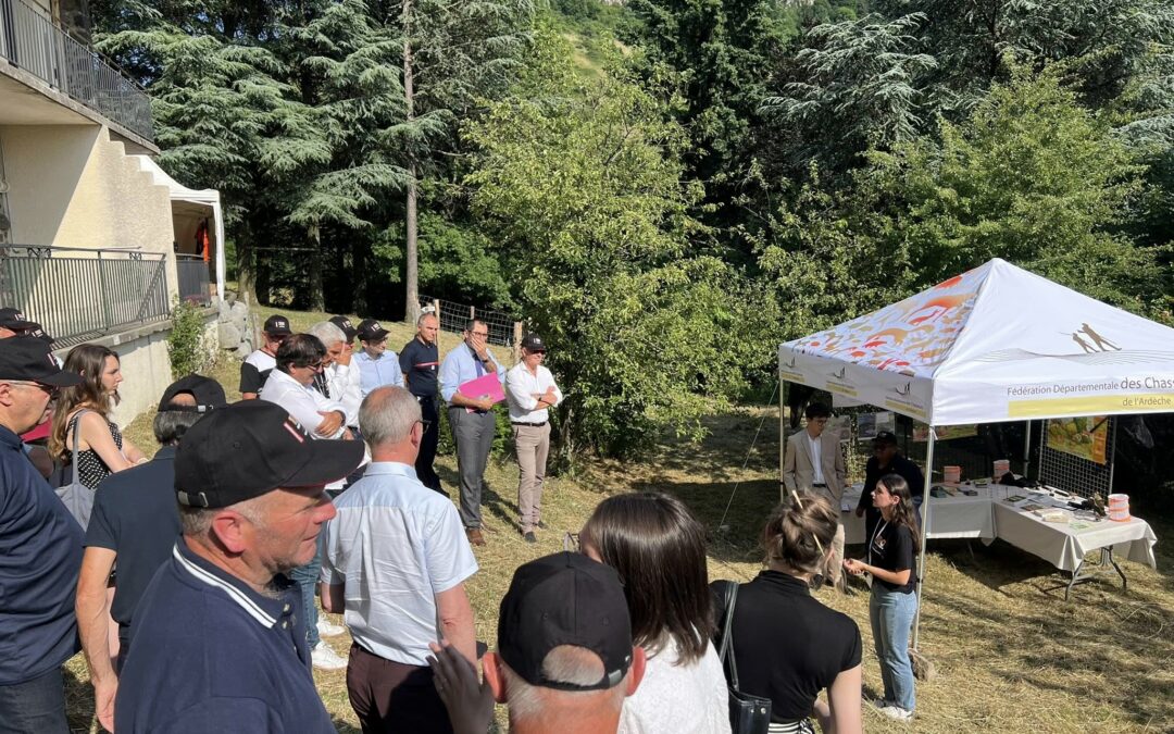 Centenaire de la Fédération des chausseurs au col de l’Escrinet