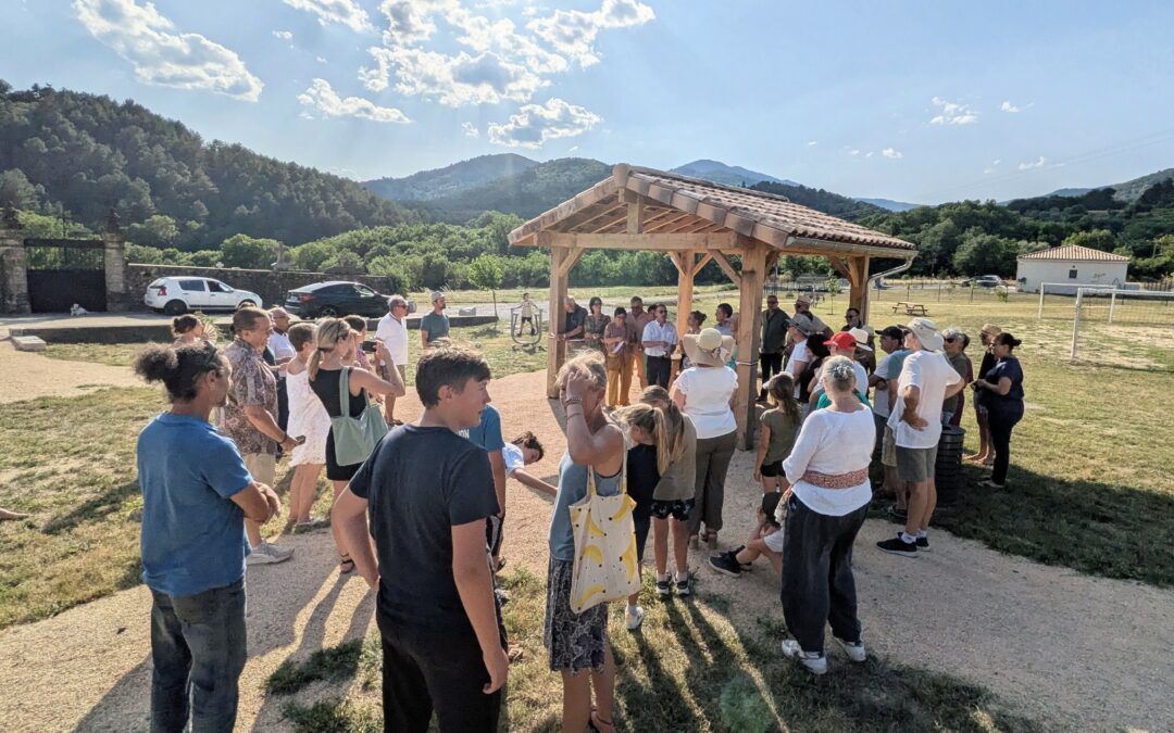 Inaugurations de la place et du parc de loisirs à Rocher