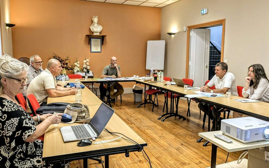 Réunion de travail à Lalevade