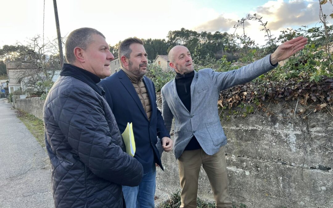 Retour sur le lancement des travaux de sécurisation de l’entrée sud de Lalevade sur la RN102