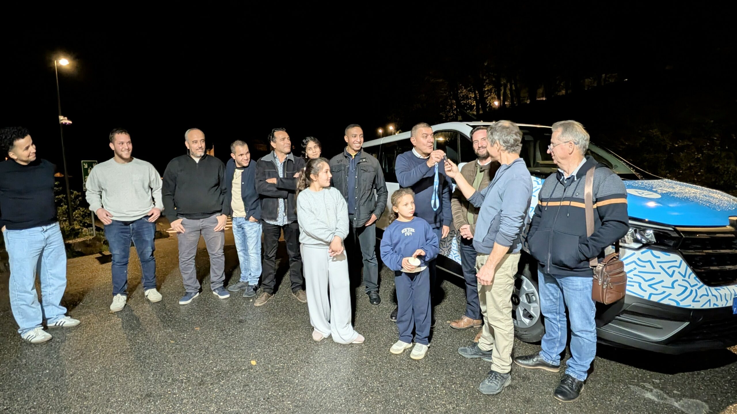 Retour sur la remise des clés du minibus au Largentière Boxing Club